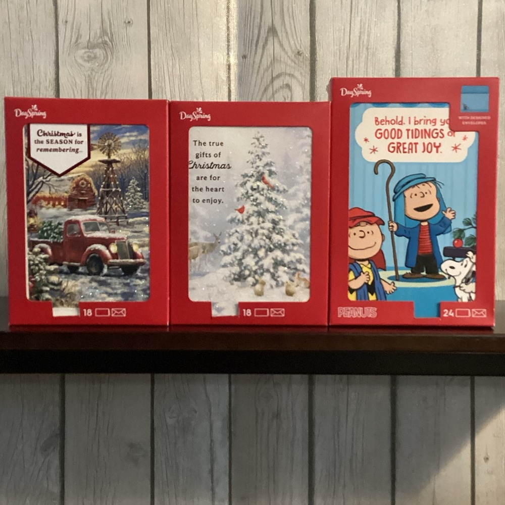 3 Set DaySpring Xmas Cards Total Count 60**[08]